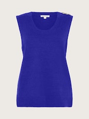 Monsoon Blue Nora Scoop Neck Sweater Vest - Image 4 of 4