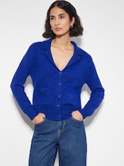 Monsoon Cora V-izrez; z V-izrezom Collared pletena jopa - Slika 1 iz 3