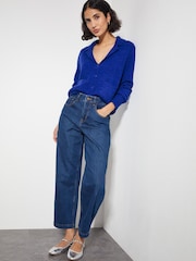Monsoon Cora V-izrez; z V-izrezom Collared pletena jopa - Slika 2 iz 3