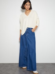 Monsoon Natural Vicki V-Neck Jumper - Image 3 of 4