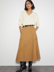 Monsoon Natural Vicki V-Neck Jumper - Image 4 of 4