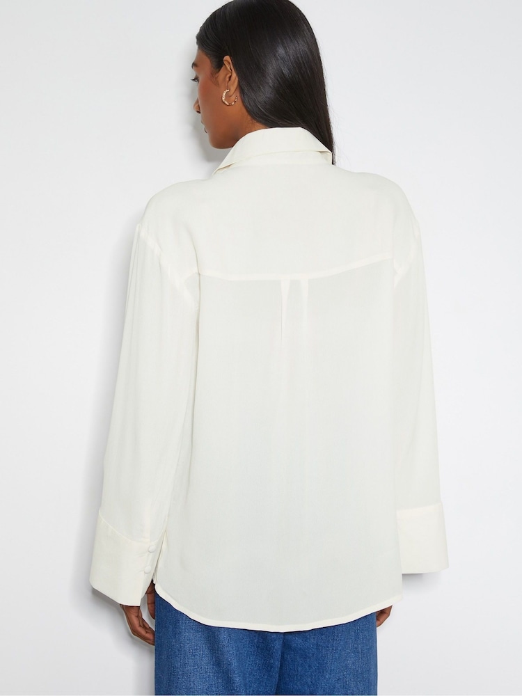 Monsoon Natural Fleur Embroidered Flower Shirt - Image 2 of 4