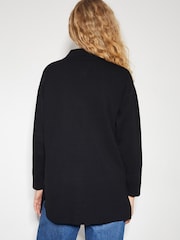 Monsoon Black Nina Knit Utility Jacket - Image 3 of 4