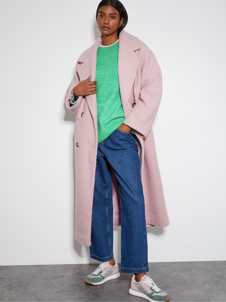 Monsoon Green Oversized OTI Mock Neck Jumper - Image 3 of 3