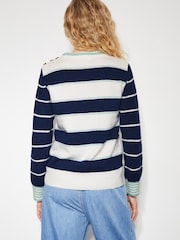 Monsoon Blue Sutton Stripe Jumper - Image 3 of 4
