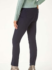 Roman Blue Slim & Shape Enhance Stretch Jeans - Image 3 of 5