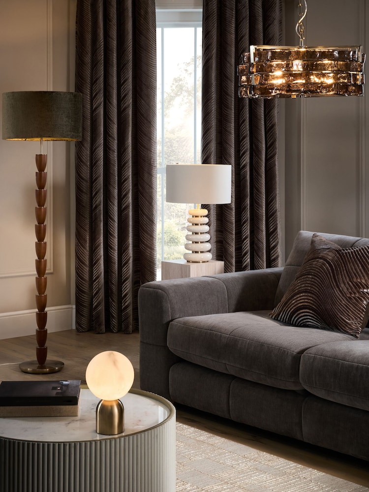 Wood Hinton Floor Lamp - Image 1 of 3