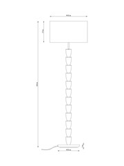 Wood Hinton Floor Lamp - Image 3 of 3