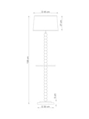 Natural Huxley Floor Lamp - Image 4 of 4
