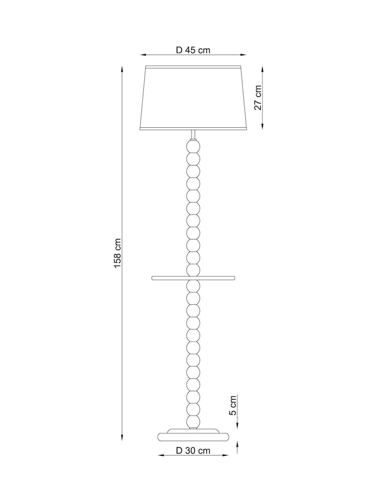Natural Huxley Floor Lamp - Image 4 of 4