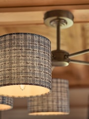 Blue Chesham 5 Light Flush Fitting Ceiling Light - Image 3 of 5