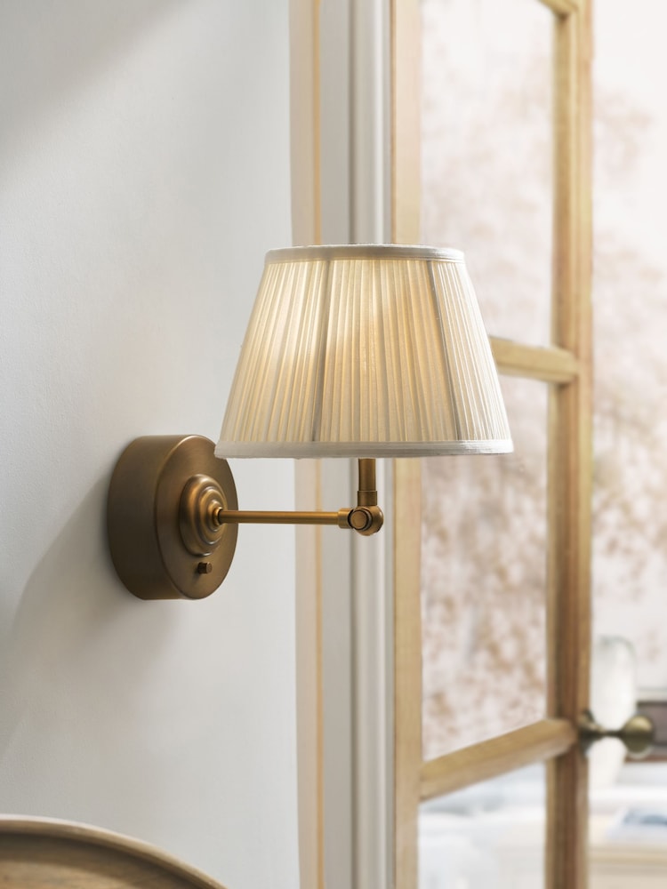 Brass Twyford Rechargeable Wall Light - Image 1 of 7