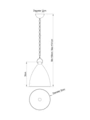 Brass Manor Pendant - Image 2 of 2