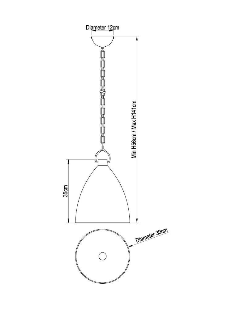 Brass Manor Pendant - Image 2 of 2
