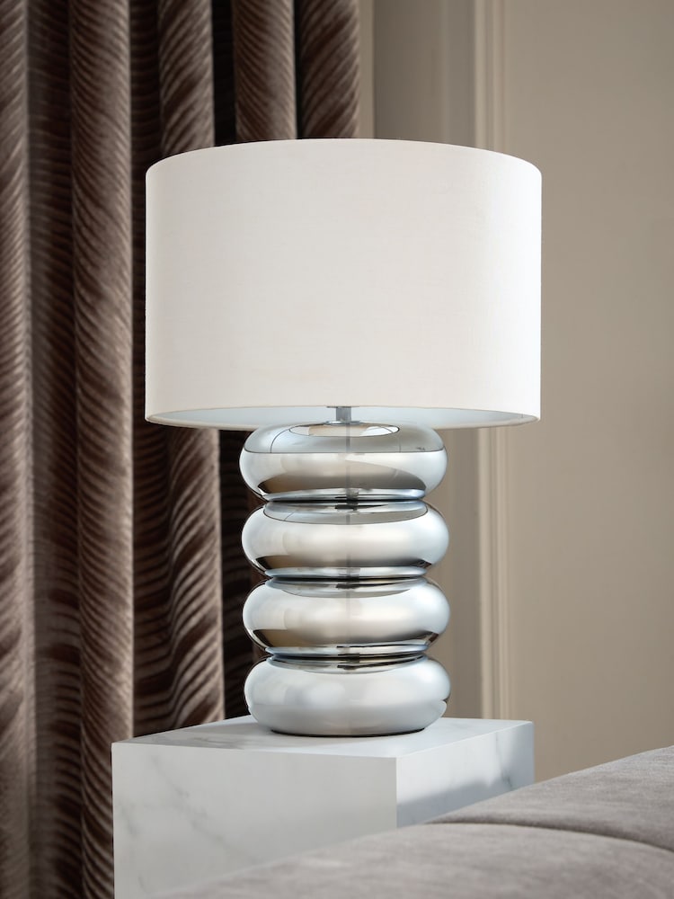Chrome Chelsea Table Lamp - Image 2 of 5 Chrome Chelsea Table Lamp - Image 2 of 5