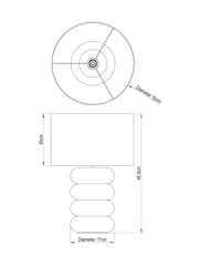 Chrome Chelsea Table Lamp - Image 4 of 5