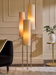 Champagne Gold Rico 3 Light Floor Lamp - Image 1 of 5