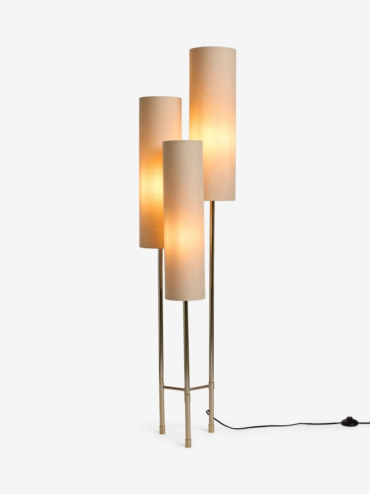 Champagne Gold Rico 3 Light Floor Lamp - Image 5 of 5