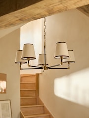 Brass Bentham 5 Light Chandelier - Image 2 of 5