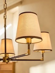 Brass Bentham 5 Light Chandelier - Image 3 of 5