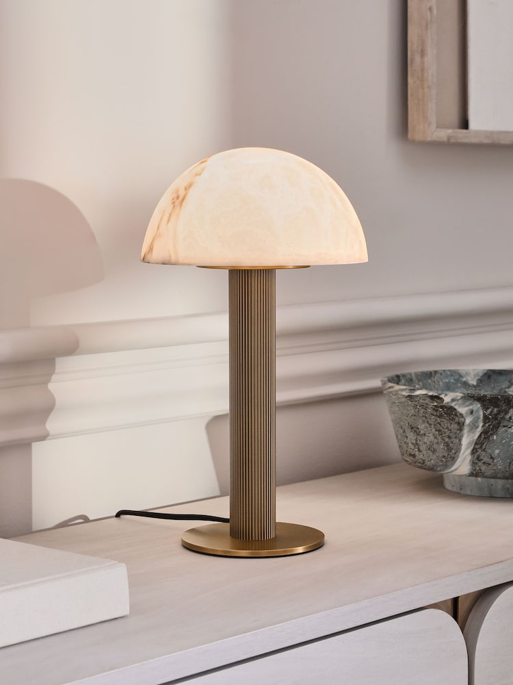Brass Ebro Domed Table Lamp - Image 1 of 6