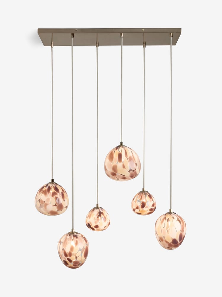 Multi Elodie Linear Pendant Ceiling Light - Image 1 of 2 Multi Elodie Linear Pendant Ceiling Light - Image 1 of 2