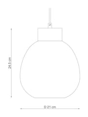 Multi Elodie Easy Fit Pendant Light Shade - Image 4 of 5
