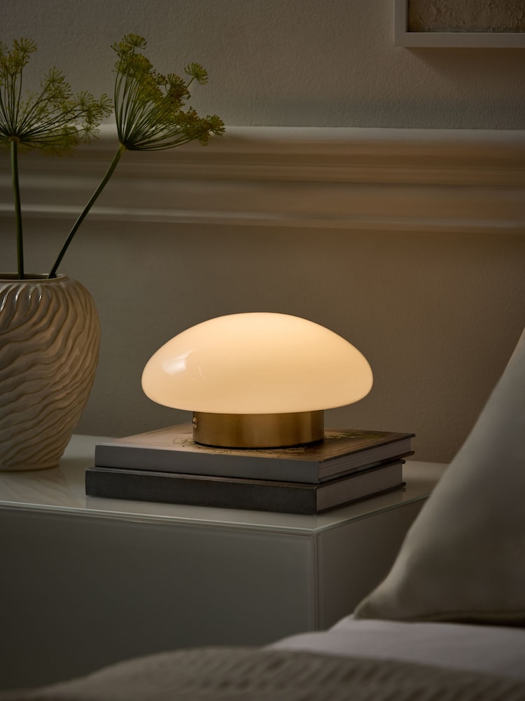Brass Lambeth Rechargeable Small Table Lamp or Wall Light - Image 1 of 9 Brass Lambeth Rechargeable Small Table Lamp or Wall Light - Image 1 of 9