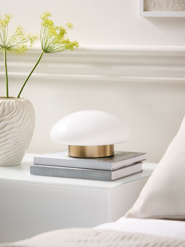 Brass Lambeth Rechargeable Small Table Lamp or Wall Light - Image 6 of 6