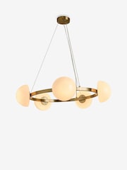 Brass Lambeth 5 Light Chandelier Ceiling Light - Image 1 of 1