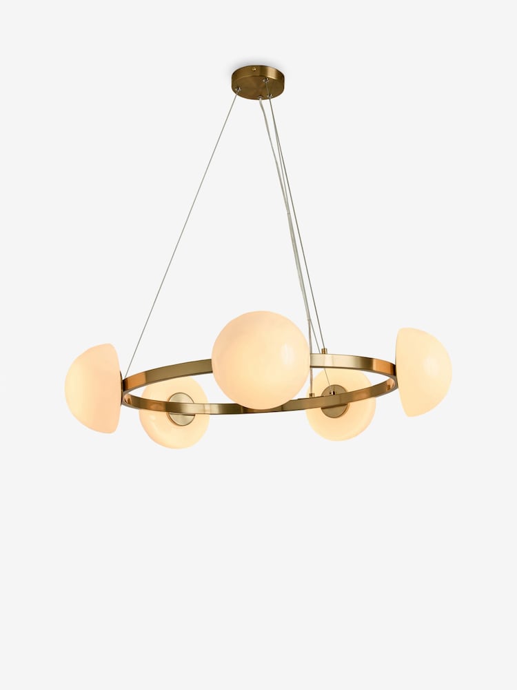 Brass Lambeth 5 Light Chandelier Ceiling Light - Image 1 of 1