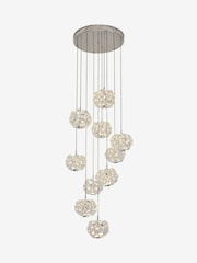 Chrome Fiori 10 Light Cluster Ceiling Light - Image 5 of 5