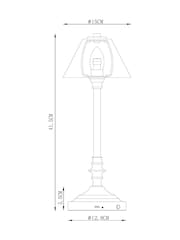 Bronze Chalgrove Rechargeable Table Lamp - Image 4 of 7