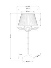 Green Chatsworth Table Lamp - Image 6 of 6