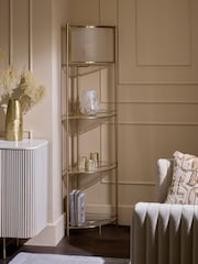 Brass Hertford Shelf Floor Lamp - Image 2 of 5