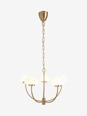 Brass Lambeth 5 Light Chandelier Ceiling Light Fitting - Image 1 of 3