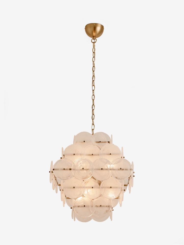 Brass Claremont Pendant Ceiling Light - Image 5 of 5