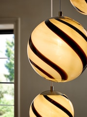 Brass Livia 3 Light Cluster Ceiling Light - Image 3 of 6