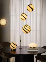 Brass Livia 3 Light Cluster Ceiling Light - Image 5 of 6