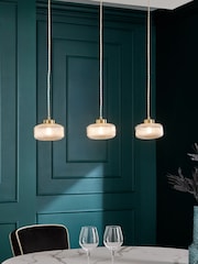 Brass Lexington 3 Light Pendant Ceiling Light - Image 1 of 5