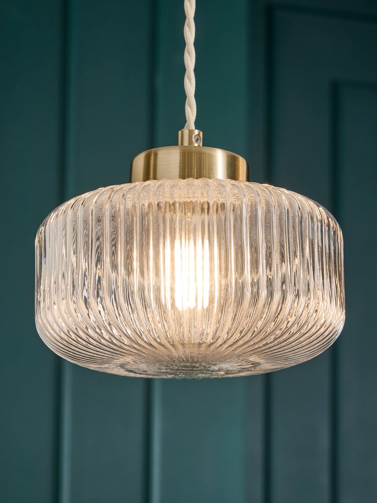 Brass Lexington 3 Light Pendant Ceiling Light - Image 5 of 5