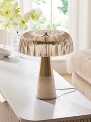 White Ferrara Table Lamp - Image 2 of 5