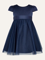 Monsoon Blue Baby Tulle Bridesmaid Dress - Image 1 of 2