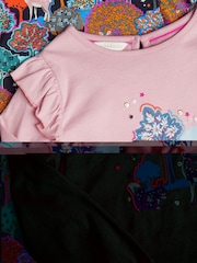 Monsoon Blue Woodland Long Sleeve 100% Cotton Tops 2 Pack - Image 2 of 2