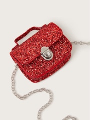 Monsoon Red Glitter Mini Bag - Image 2 of 2
