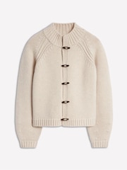 Boden Cream Chunky Wool Cardigan - Image 5 of 6