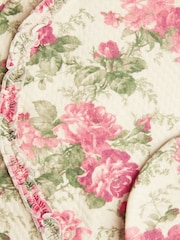 Monsoon Natural Newborn Betsy Floral Sleepsuit and Hat Set - Image 2 of 2