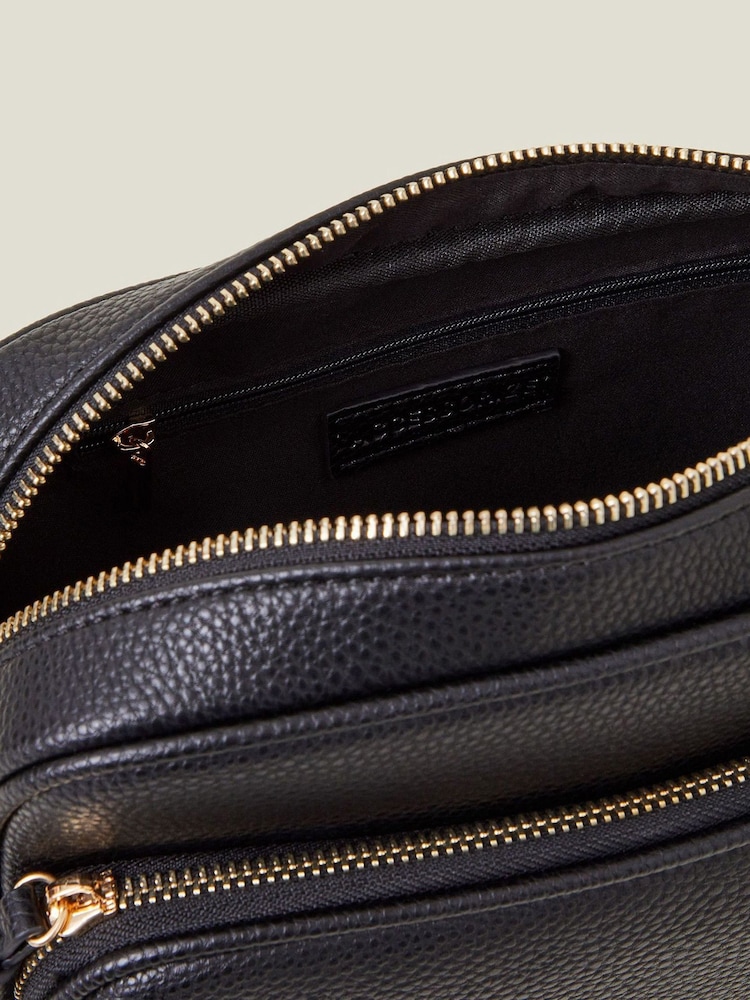 Schwarz - Accessorize – Kameratasche mit zwei Reißverschlüssen - Bild 5 von 5