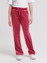 Rosa - Juicy Couture Tonal Wide Leg Trousers - Imagen 1 de 6