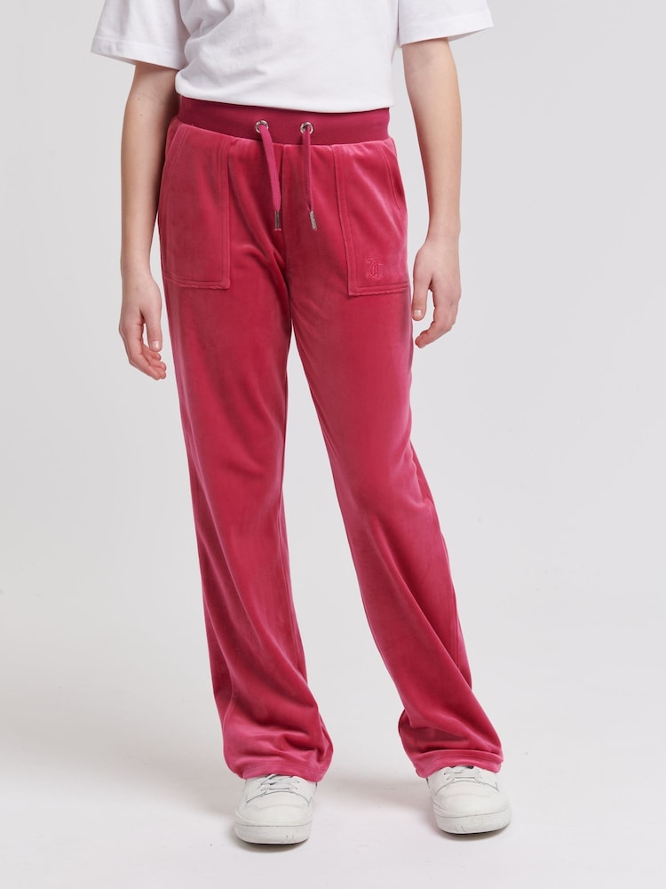 Rosa - Juicy Couture Tonal Wide Leg Trousers - Imagen 1 de 6